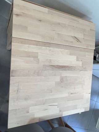 Mesa abatible abedul 26/89/152x80 cm
