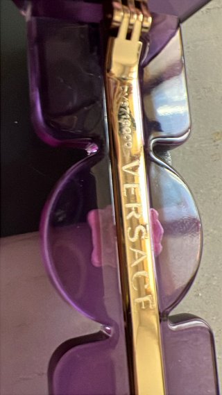 Gafas Versace Moradas Estuche y Paño