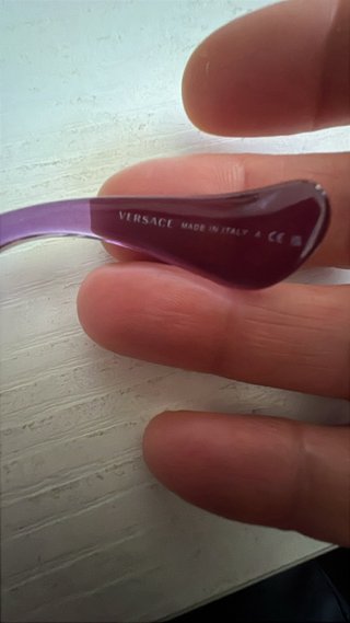Gafas Versace Moradas Estuche y Paño