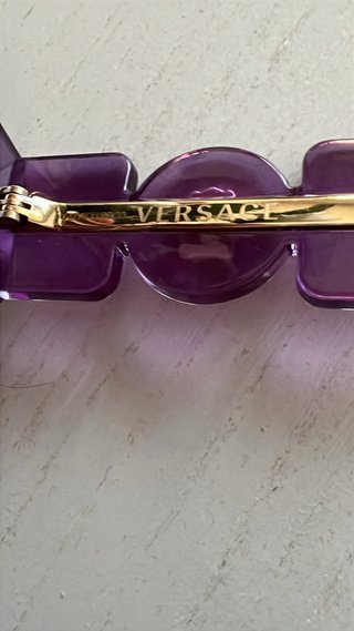 Gafas Versace Moradas Estuche y Paño