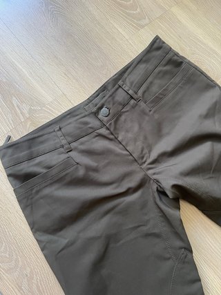 Pantalones Prada Marrón Nylon