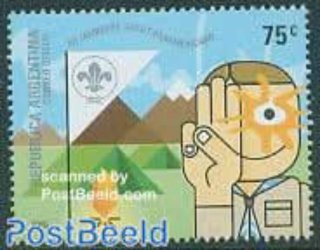 Sello Scout / scouts Argentina 75c
