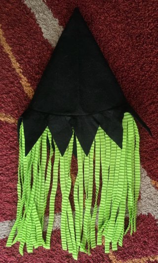 Disfraz Bruja Negro y Verde Talla  M