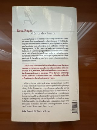 Música de cámara - Rosa Regás