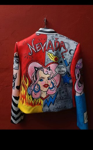 Chaqueta Biker Sabina Talla Única Cómic