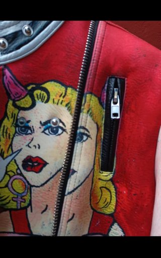Chaqueta Biker Sabina Talla Única Cómic