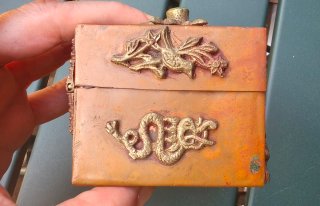 Joyero Vintage Cobre y Latón Oriental