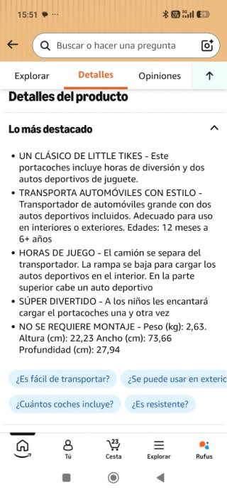 Camión Porta Coches Little Tikes