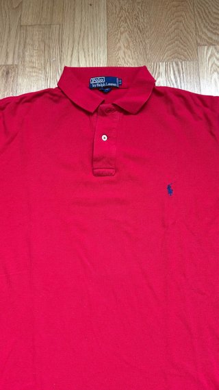 Polo Ralph Lauren Manga Larga Rojo