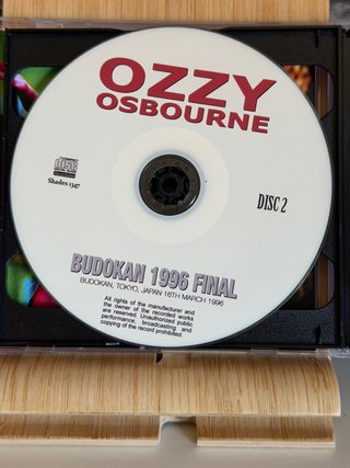Ozzy Osbourne Budokan 1996 2CD Japon