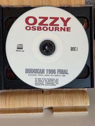 Ozzy Osbourne Budokan 1996 2CD Japon