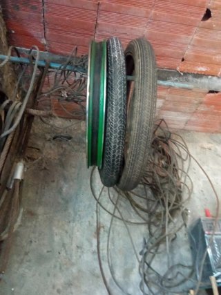 Rueda delantera Mobylette