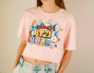 Camiseta Bershka oficial BT21 (BTS)