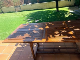Mesa de madera maciza