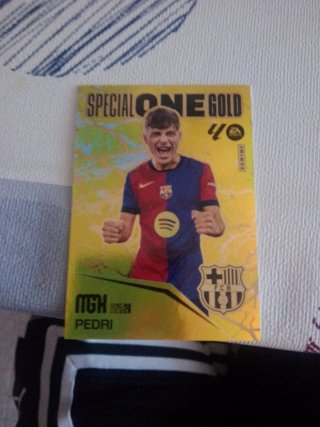 3 Cromos Especiales Fútbol Panini Gold
