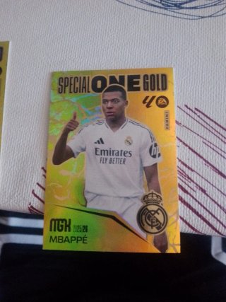 3 Cromos Especiales Fútbol Panini Gold