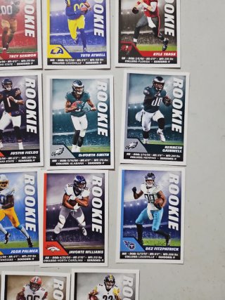 Lote Tarjetas Rookie NFLPanini 2021