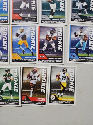 Lote Tarjetas Rookie NFLPanini 2021