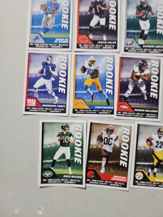 Lote Tarjetas Rookie NFLPanini 2021