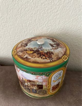 Caja de hojalata vintage