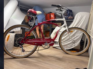Bicicleta Schwinn Alloy Seven Roja y blanca