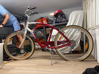 Bicicleta Schwinn Alloy Seven Roja y blanca