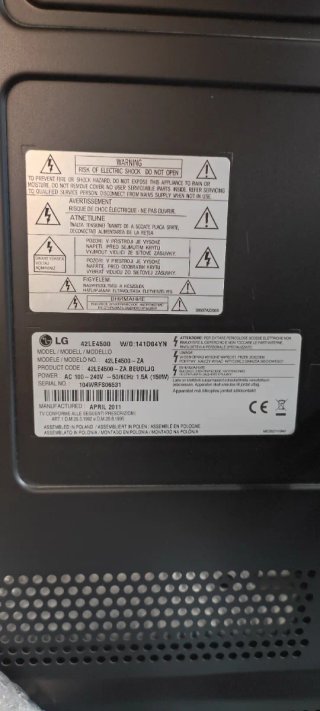 Televisión LG 43 pulgadas