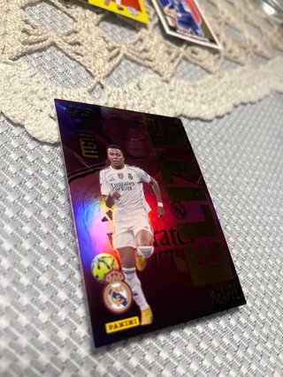 Cromo Mbappé Panini Stars on 25 Edición Única