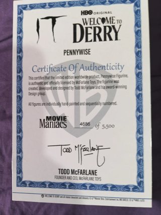 Lote Pennywise IT. Derry.