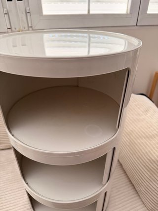 Cajonera Kartell Blanca Plástico