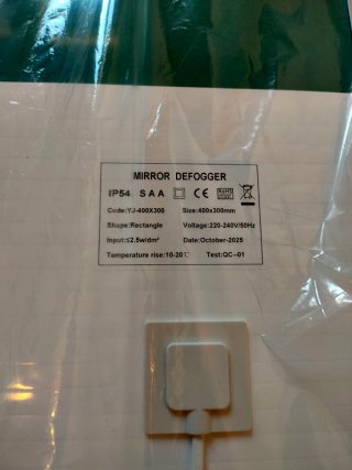 Espejo LED Calefactable