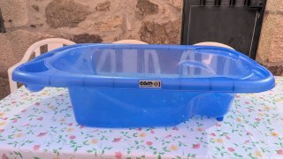 Bañera bebé azul
