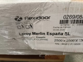 Puerta de garaje seccional nueva 250x250 con motor