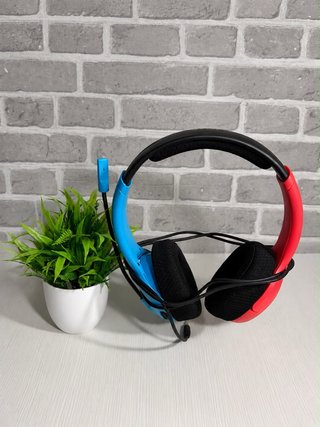 Cascos Nintendo Switch Azul y Rojo