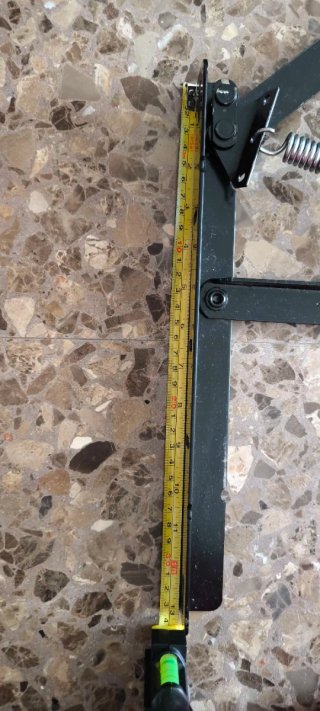 Bisagras con muelles 34cm alto 38cm