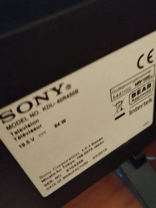 Televisor Sony Negro