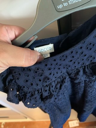 Vestido niña Gocco azul marino 2-3 años