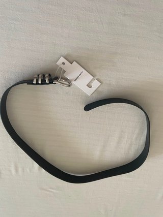 Cintura Vero Moda Nera Fibbia 3 Passanti