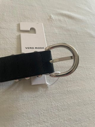Cintura Vero Moda Nera Fibbia 3 Passanti