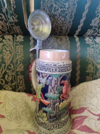 Jarra Cerveza Alemana Wald und auf der Heide