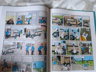 Hergé. 2 comics ciclo completo Stratoneff. Vintage