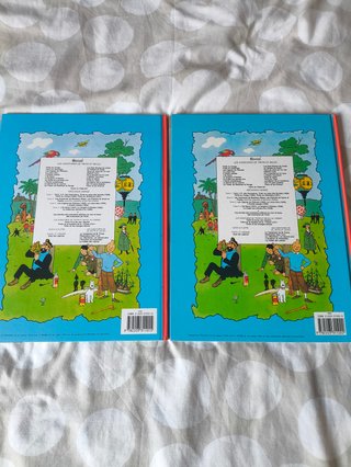 Hergé. 2 comics ciclo completo Stratoneff. Vintage