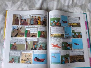 Hergé. 2 comics ciclo completo Stratoneff. Vintage