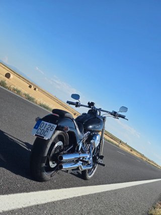 Harley-Davidson Softail Negra