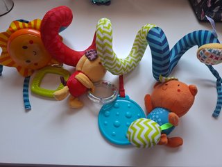 Espiral musical con animales para bebé