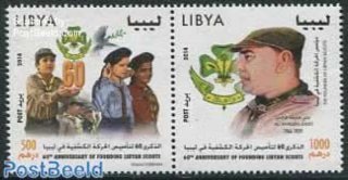 Sellos Scout / scouts Libia 60 Aniversario