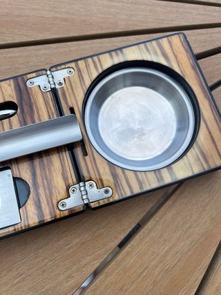 Set fumador puros imitación madera