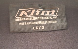 Chaqueta KLiM Inferno Negra ( SIN ESTRENAR )