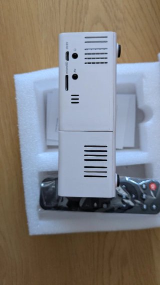 Mini proyector LED blanco