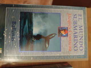 Lote 5 VHS El Mundo Submarino Jacques Cousteau